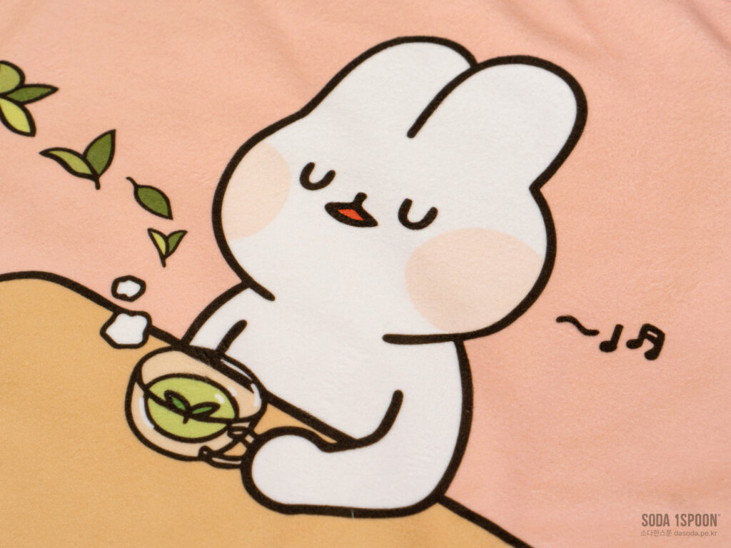 담요 일러스트 인쇄면